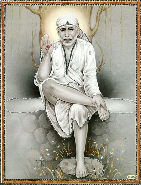 Shirdi Sai Baba in White Robe