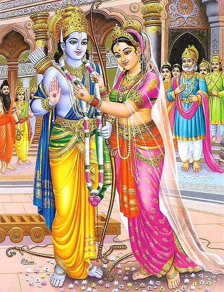 Sita Swayamvar - Wedding of Rama and Sita