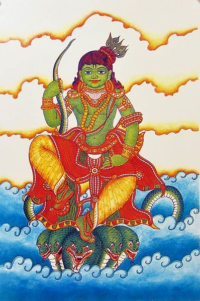 Kaliya Daman by Krishna