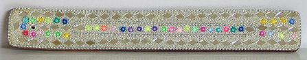Decorative Incense Stick Holder with Bead and Mirror Work
