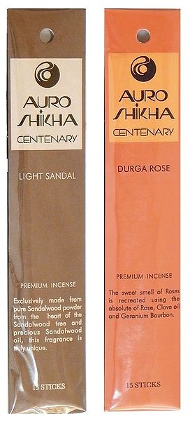 Pack of Two Light Sandal and Durga Rose  Fragrance Incense Sticks