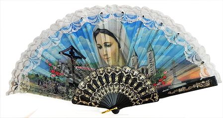 Mother Mary - Wall Hanging Fan