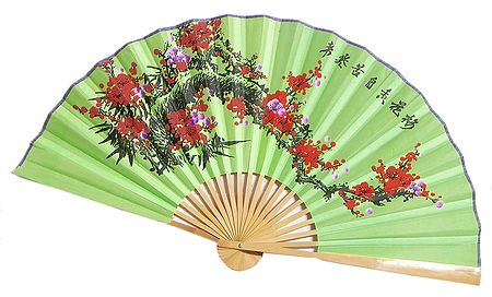 Cherry Blossom - Wall Hanging Fan