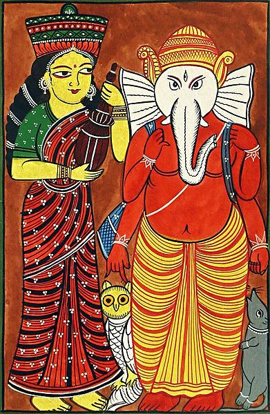 Lakshmi and Ganehsa
