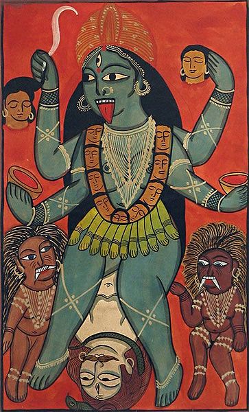 An Old Painting of Kali