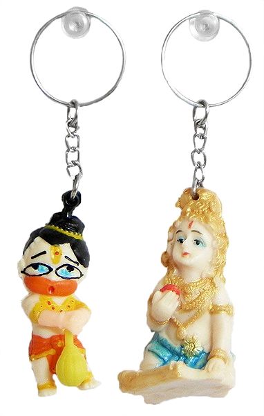 Krishna and Hanuman - Set of Two