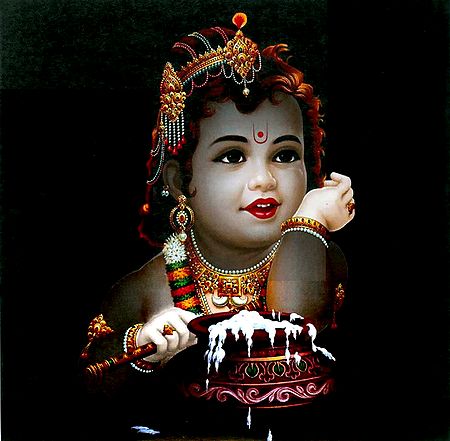 Krishna with Butter