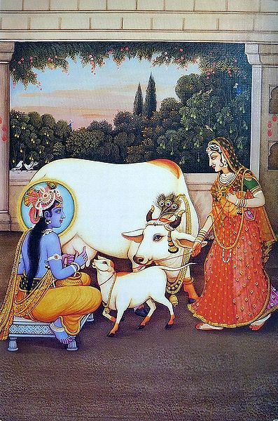 Krishna with Mother Yashoda