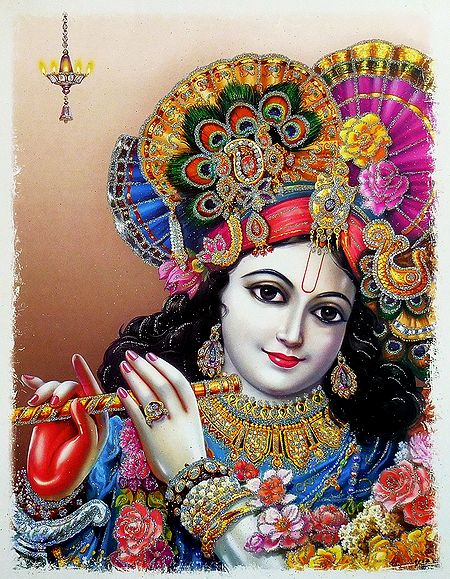 Murlidhar Krishna - Glitter Poster
