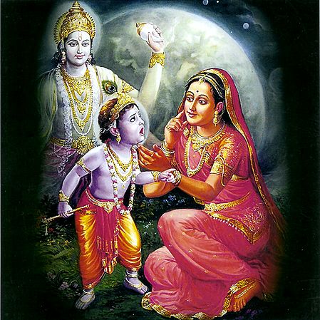 Krishna Showing Vishvaroop to Maa Yashoda