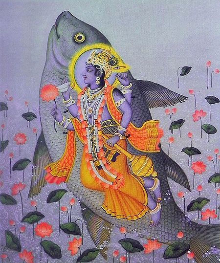 Matsya Avatar - Incarnation of Lord Vishnu