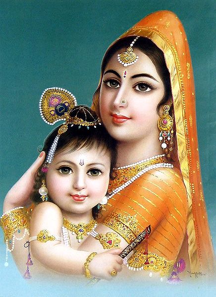 Mother and Child - Yashoda and Krishna