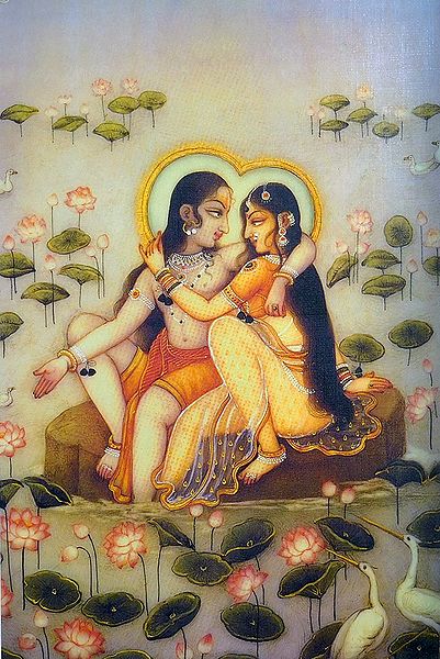 Secret Rendezvous of Radha And Krishna