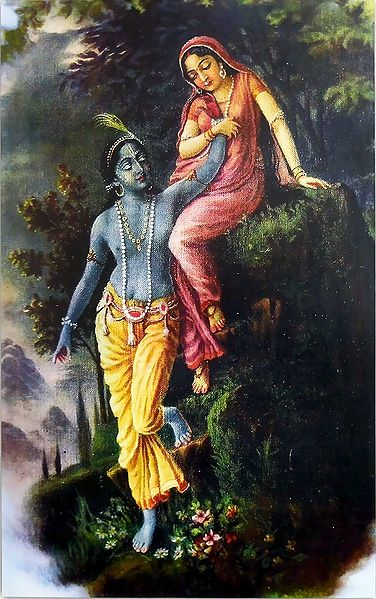 Secret Rendevous of Radha Krishna