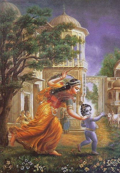 Yashoda Chases Krishna