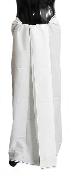 White Cotton Kerala Lungi