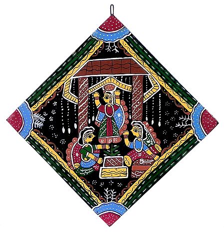 Village Women Doing Daily Chores - Wall Hanging