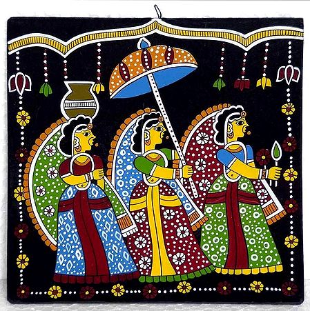 Women in Procession  - Wall Hanging