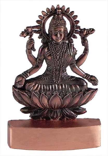 Goddess Lakshmi on Lotus