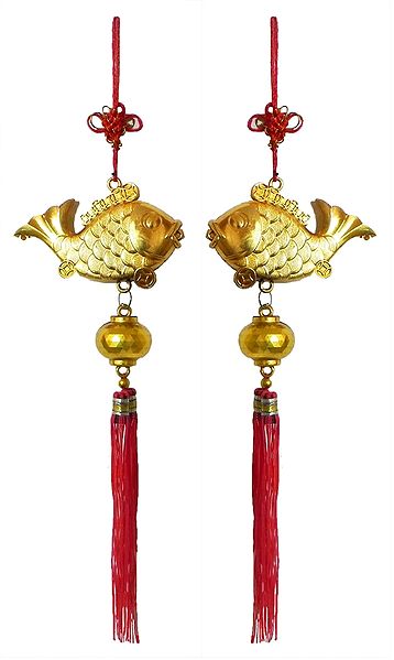 Pair of Feng Shui Lucky Charms - Wall Hanging