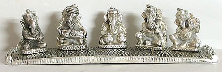 Five Musician Ganesha