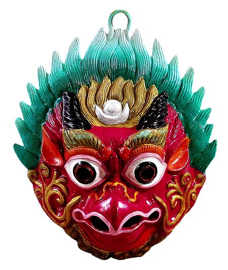 Garuda, The Divine Vehicle of Lord Vishnu - Wall Hanging Mask