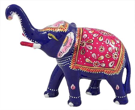 Colorful Laquered Elephant