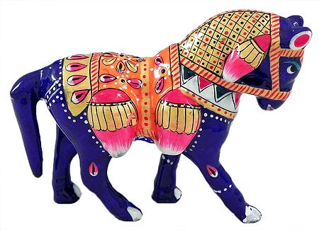 Multicolor Laquered Horse