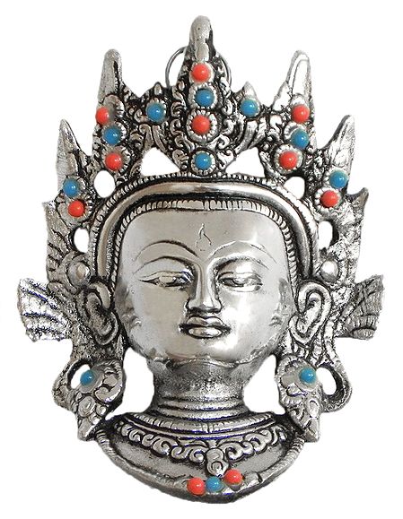 Maitreya Buddha Face - Wall Hanging Mask