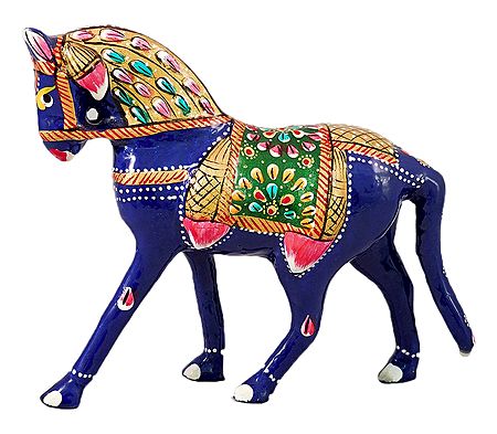 Colorful Metal Royal Horse