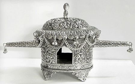 Carved Indian Royal Palanquin
