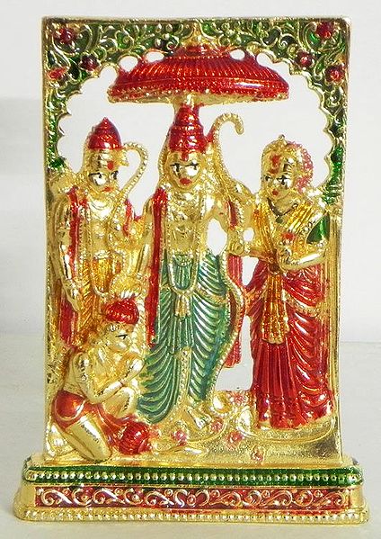 Ram, Lakshman, Sita and Hanuman