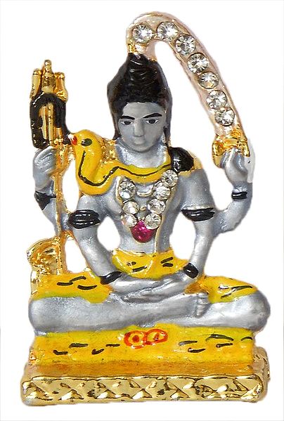 Stone Studded Lord Shiva