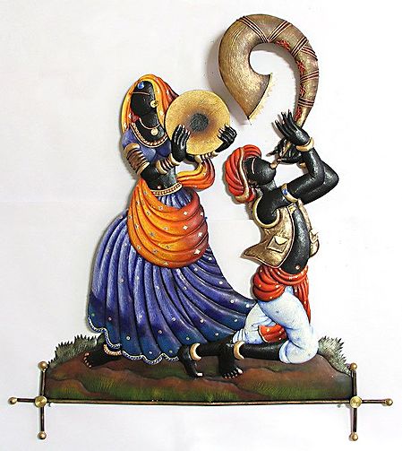 Tribal Dancers of India - Wall Hanging