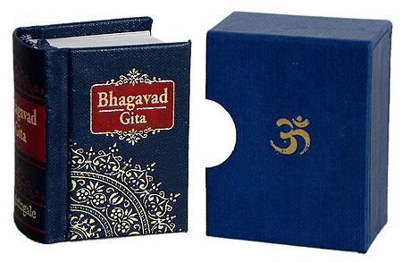 Miniature Bhagavad Gita in Sanskrit with English Translation with Cover