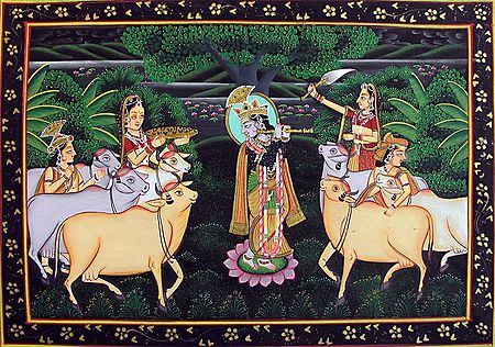 Gopala Krishna - The Protector of The Cows