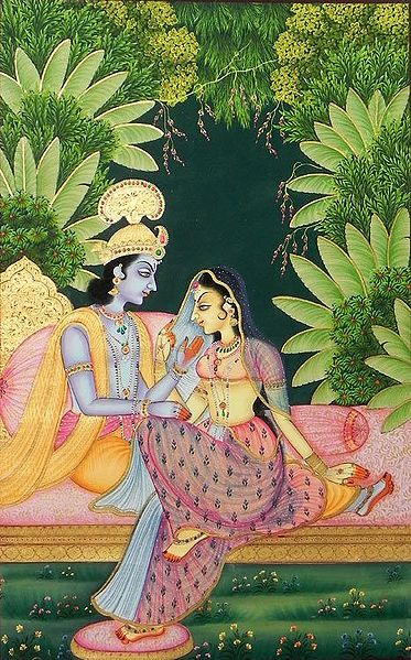The Secret Rendezvous of Radha Krishna