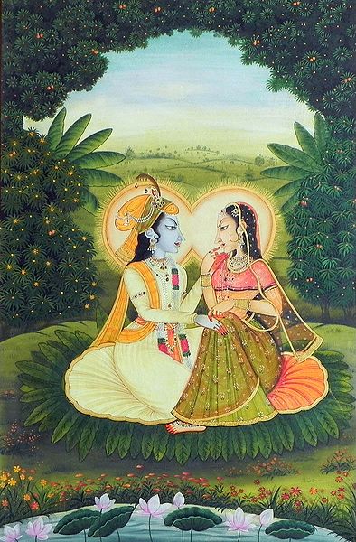 Secret Rendezvous of Radha Krishna