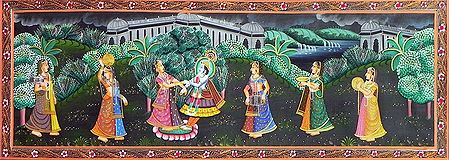 Radha Krishna Dance to the Music of the Gopinis