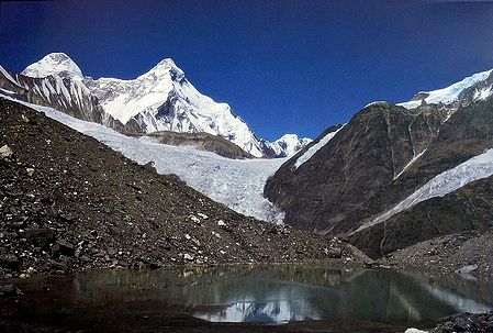 Pindari Glacier and Twin Nanda Devi Peaks, Uttarakhand, India - Photo by Anup Sah 