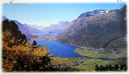 Silvaplana Lake in Engadin - Switzerland - Photo by L.Weber