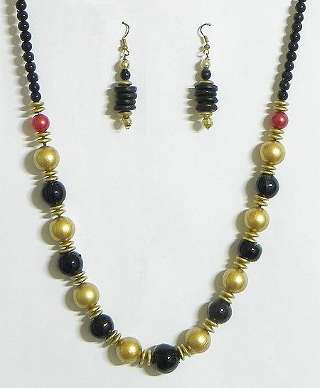 Beaded Tibetan Necklace Set