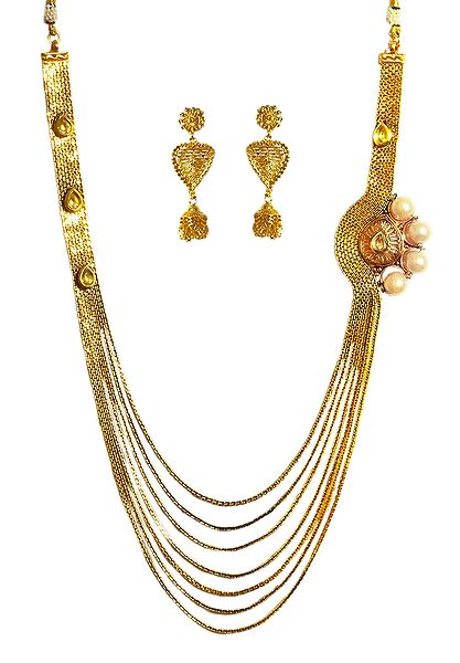 Designer Necklace with Earrings