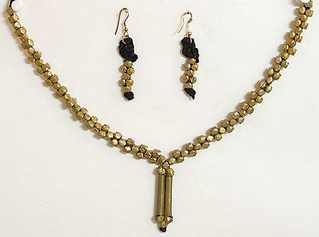 Dhokra Jewelry Set