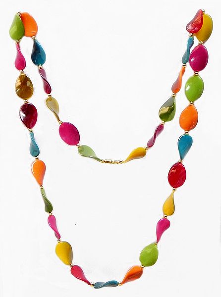 Multicolor Acrylic Necklace