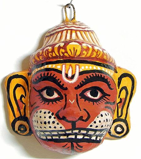 Hanuman Mask - Wall Hanging