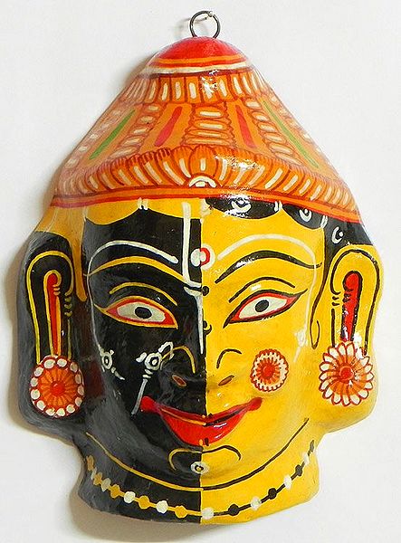 Radha and Krishna Mask - Wall Hanging