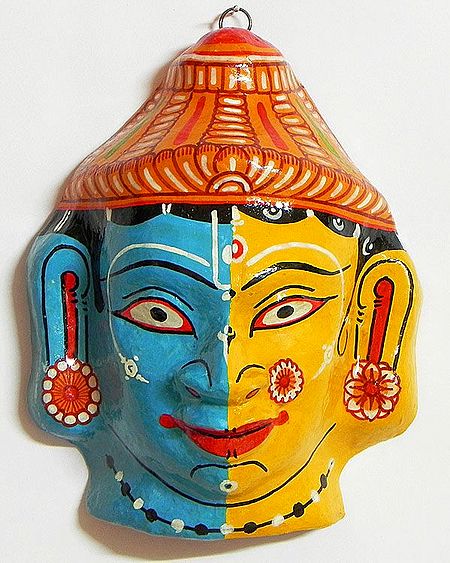 Rama and Sita Mask - Wall Hanging