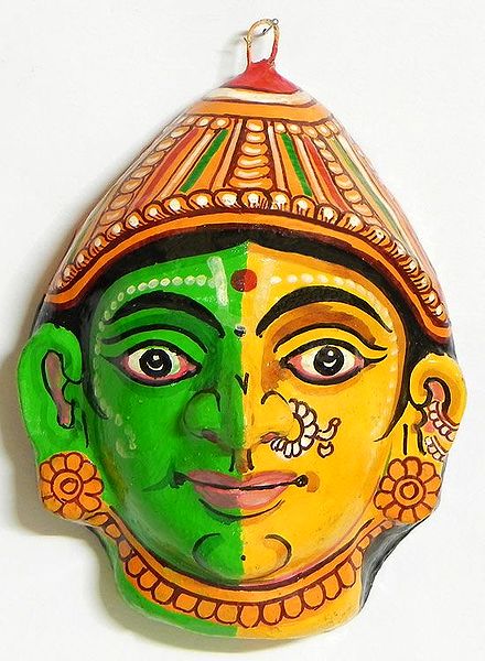 Ram Sita Mask - Wall Hanging