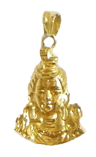 Gold Plated Shiva Pendant